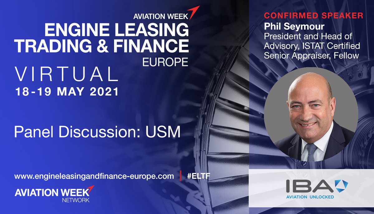 AvWeekEvents's tweet image. In the next few years, as capital increases for operators, will we see more engines parted out? And how will running green-time engines affect the market?
Register today: bit.ly/ELTF_Europe2021
#AvWeekEvents #ELTF #EngineLeasing #AAR @AARCORP