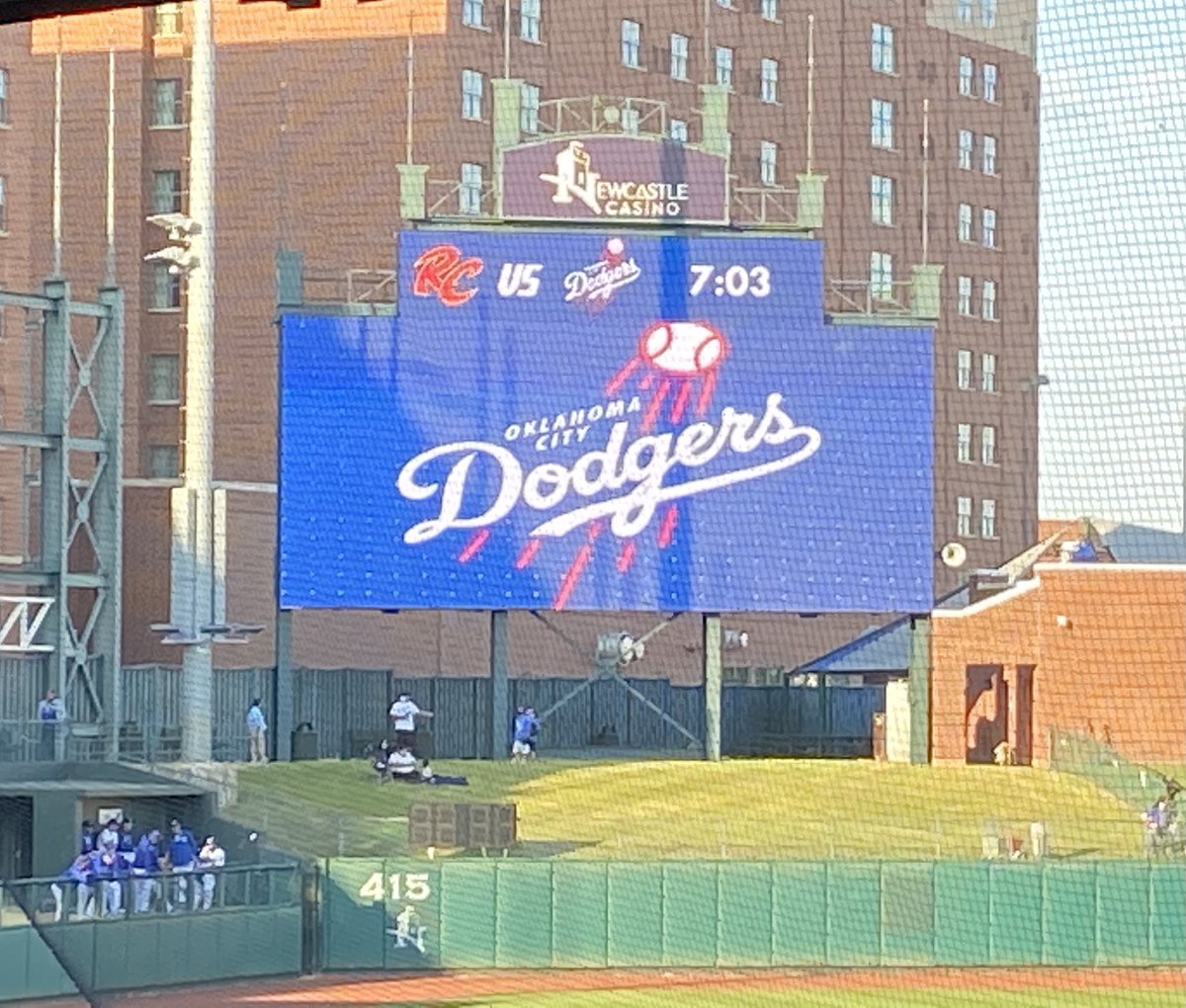 BillyMac2017's tweet photo. OKC DODGERS OPENING NIGHT 5/13/21:  Triple A Minor League Baseball IS BACK at the BRICK and so are the McCoin’s!  -  LET’S GO DODGERS! ⚾️  #OKCDODGERS  #BaseballIsBackInOKC   #ReturnOfTheMacs https://t.co/aMP2vraexz