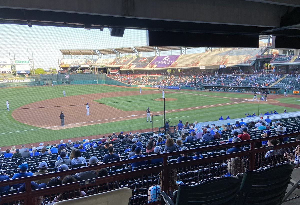 BillyMac2017's tweet photo. OKC DODGERS OPENING NIGHT 5/13/21:  Triple A Minor League Baseball IS BACK at the BRICK and so are the McCoin’s!  -  LET’S GO DODGERS! ⚾️  #OKCDODGERS  #BaseballIsBackInOKC   #ReturnOfTheMacs https://t.co/aMP2vraexz