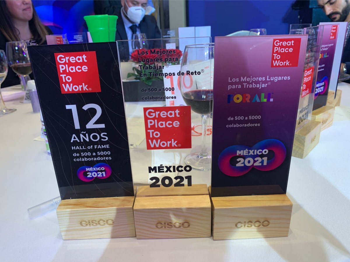QuintanaGIsidro's tweet photo. Hoy, @GPTW_Mexico reconoció a Cisco México con el primer lugar en el contexto laboral del país en empresas de 500 a 5000 empleados. Me llena de orgullo esta noticia, por lo que  reconozco a cada uno de los líderes que forman parte de este equipo.
#WeAreCisco #LoveWhereYouWork https://t.co/ysbrGg5AfI