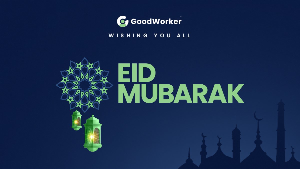 _GoodWorker's tweet photo. May this auspicious occasion bless you with immense happiness and peace. #GoodWorker wishes everyone #EidMubarak!

#Eid #EidMubarak2021 #Eidi #ईदमुबारक #GoodWorkerIndia https://t.co/74D5OCZ2nQ