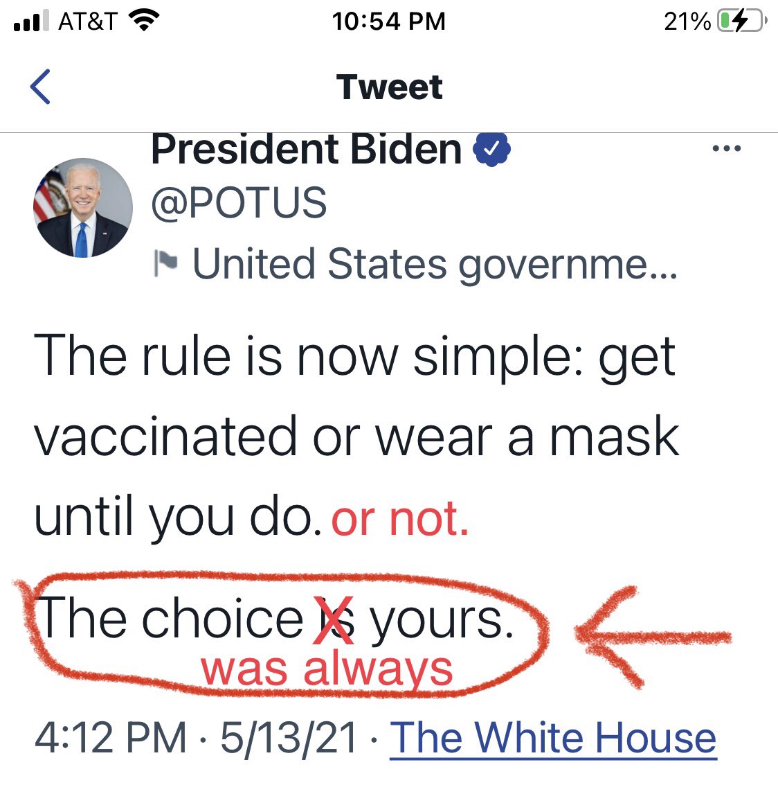 kathiedoyle16's tweet photo. @POTUS Minor correction. https://t.co/AWJz4iTRaQ