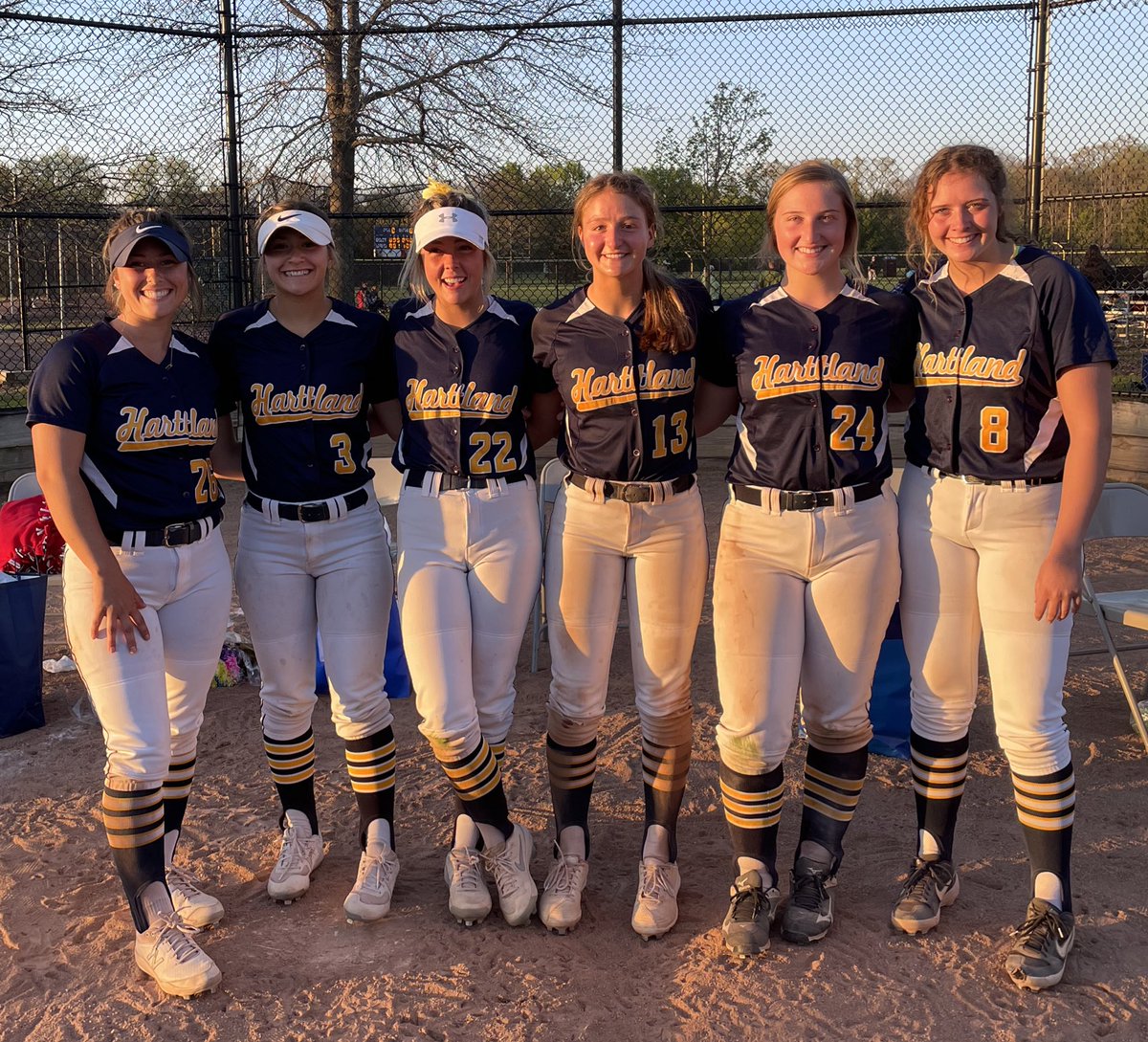 Tonight we were able honor our 6 amazing seniors! This team is the true embodiment of #FAMILY and that can only be done with the servant leadership of these 6 incredible young women. You make Hartland Softball proud!