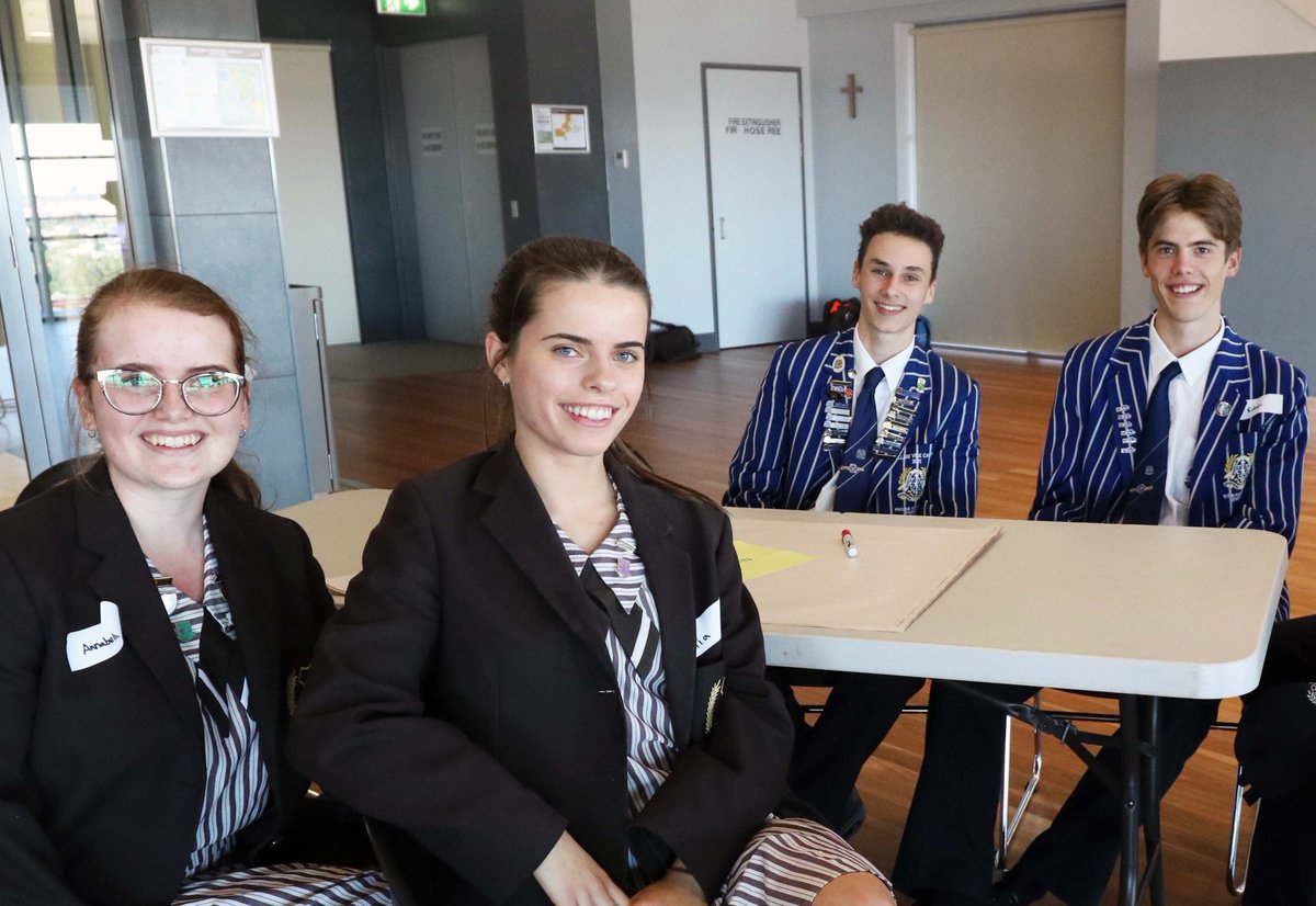 Our inaugural Academic Captains Network Meeting was a success! 11 RI School representatives visited the College to collaborate and share leadership initiatives. Well done to St Rita's Academic Captains Annabelle and Mia for leading the event! #leadership #collaboration