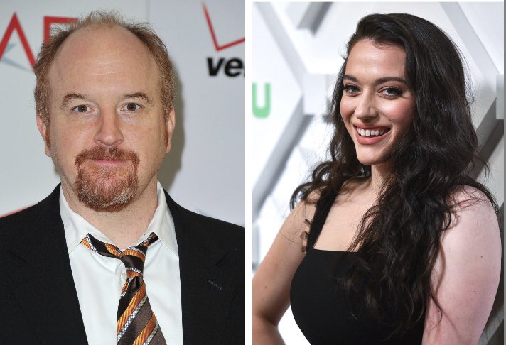 WorldRecordPod's tweet image. Kat Dennings is engaged to Louis CK💘