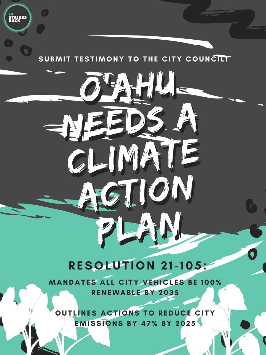 The City and County of Honolulu needs an actionable plan to tackle the climate crisis. Learn more and submit testimony at on.NRDC.org/3bpWURm