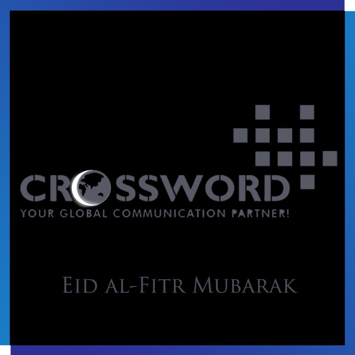 CrosswordPr's tweet photo. Warm wishes to you and your family on Eid Al Fitr. 
.
.
#eidmubarak2021 #eidmubarak #EidAlFitr #Eid #CrosswordPR #CrosswordPublicRelations #TGVA https://t.co/i4K7H8wYgQ