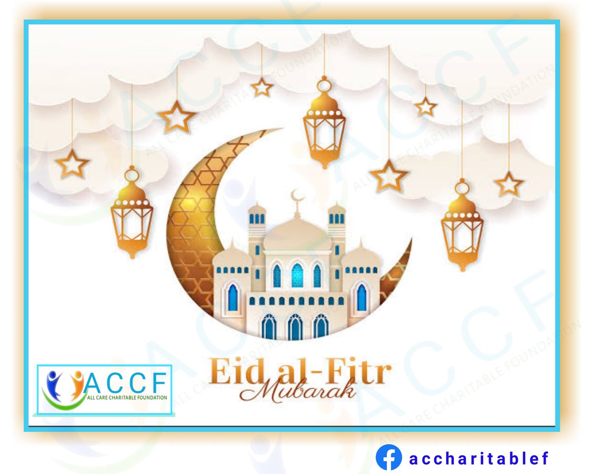 accharitablef's tweet image. Eid Mubarak from all of us at ALL CARE CHARITABLE FOUNDATION @accharitablef 
We pray to ALLAH for Peaceful coexistence to all, especially our beloved nation Nigeria.