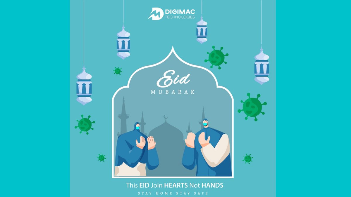 DigiMacTech's tweet image. This Eid join Hearts not Hands
Stay Home, Stay Safe
.
#EidMubarak