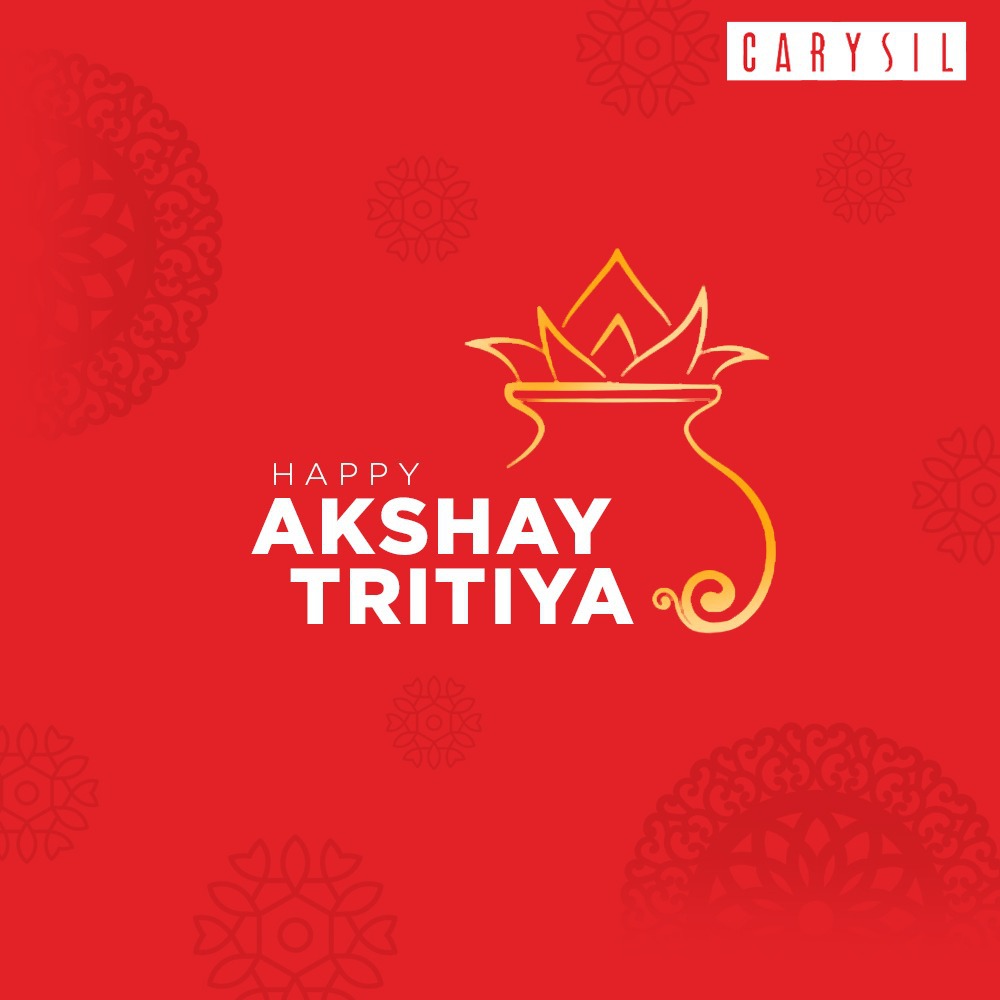 Happy Akshay Tritiya to you and your loved ones, with best wishes from our team at Carysil. Stay blessed, stay safe!
.
.
.
#Carysil #CarysilWorldwide #CarysilbyAcrysil #akshaytritiya #akshaytritiya2021