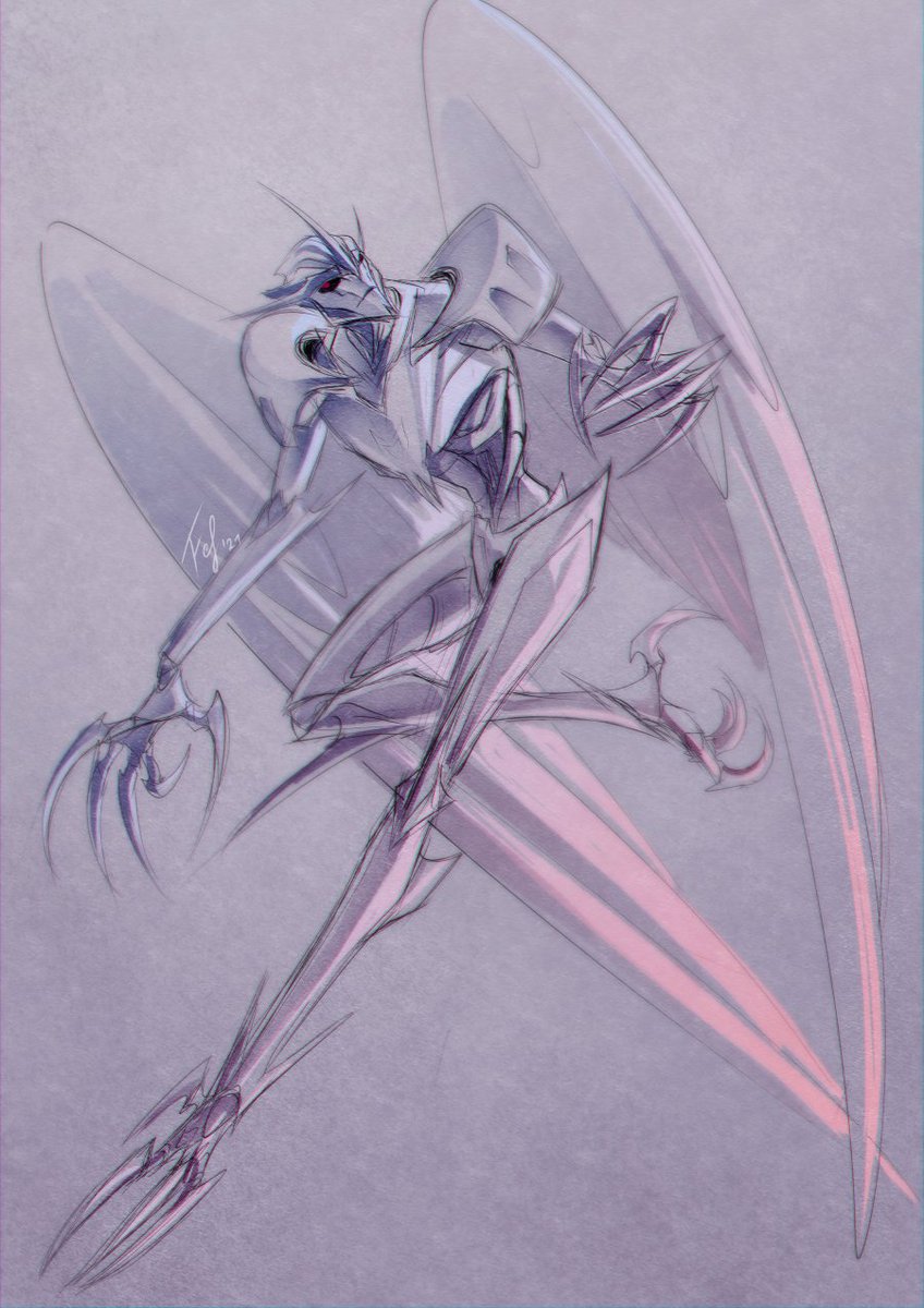 Fef_Robot_Arts's tweet image. Sry for being so quiet lately.. didn&apos;t get to draw much at all the past weeks. But i managed to scribble a birb with more birb features 🐦
Really just scribbles as you can see on the close up, but i still like it.