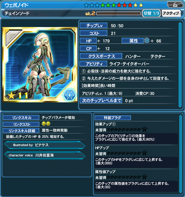 ラクシア Esシミュの人 On Twitter チェインソードの最大hp比hp回復量 特装1 0 3 特装1 1 7 4 特装1 2 11 4 あっ 察し