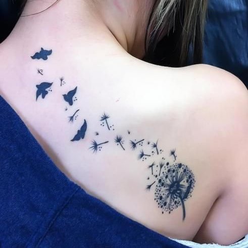 24 Gorgeous Dandelion Tattoos All Romantic Girls Will Adore 