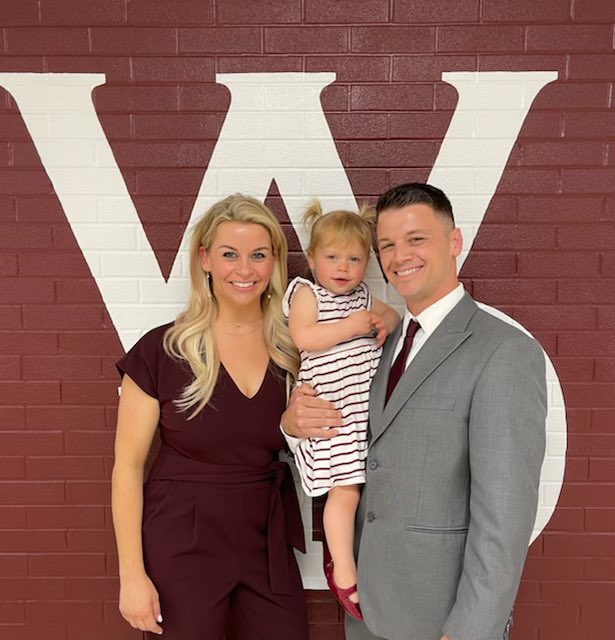 Kmealy25's tweet photo. The Wes-Del School Board approved Ryan Cole as the new Warrior varsity football coach Thursday evening. We want to welcome Coach Cole, his wife Lauren, and their daughter River to the Warrior family. #WDpride @rgeneraljr @DelCoPreps @wlbcstudio @WD_Athletics https://t.co/yGKyFauelt