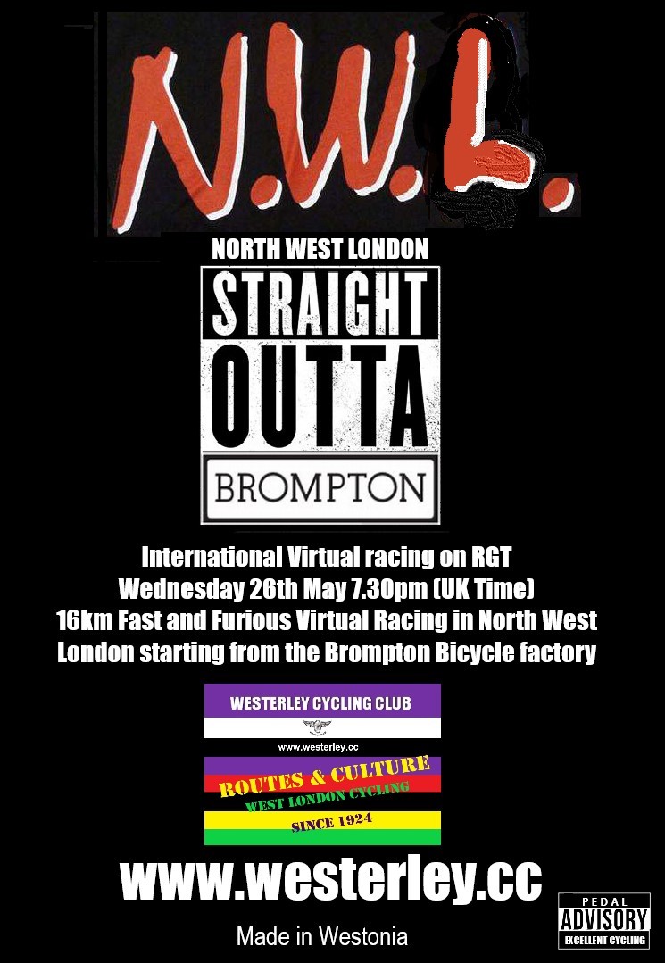 ChilternAudax's tweet photo. Next up on the Westerley CC virtual calendar a race starting at the factory of the iconic Brompton Bike.
There's even a preview of the real life parcours here:
https://t.co/GF6gDuTWe4
You can enter here:
https://t.co/o38hFlsURk https://t.co/IJmbrAQe3H