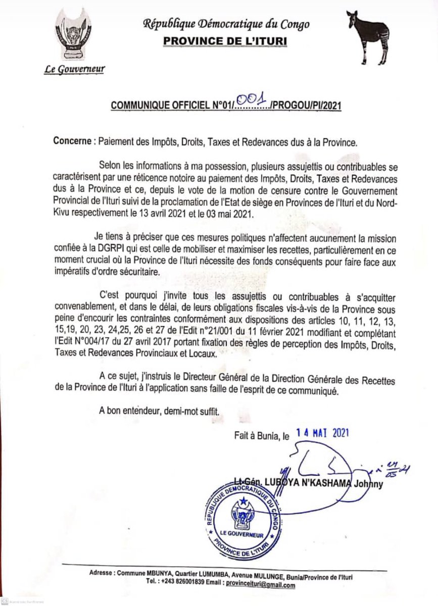 Province de l'Ituri tweet media