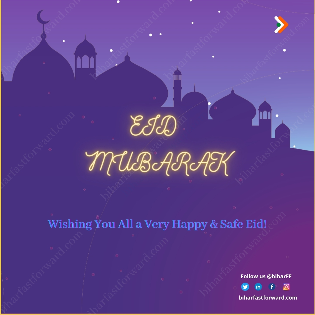 biharFF's tweet photo. Eid Mubarak to All.

#eid #festival #bihar #rebootbihar #biharfastforward https://t.co/xu19GyXLoA