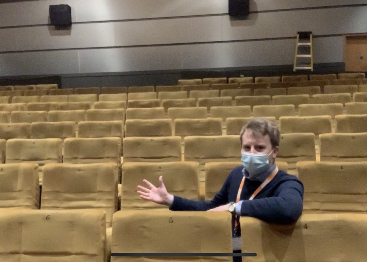 benjamesbason's tweet photo. Lovely to pop in to @showroomcinema in #Sheffield earlier for a sneak peak at their preparations for reopening on Monday! https://t.co/SdaGu2tbyJ