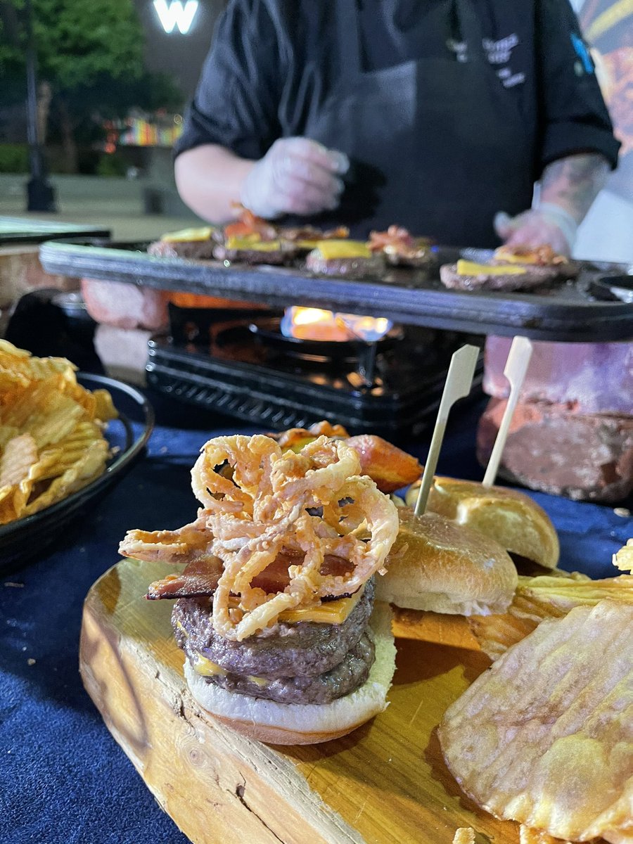 Be sure to tune in to @WFAADaybreak for our burger party on the plaza with @treyschowdown this morning. We’re bringing back something special! #iamup #attheomni