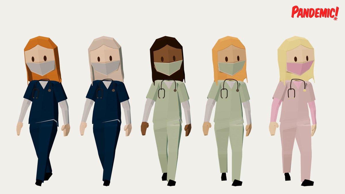 Si salís este fin de semana, recordad llevar mascarilla.

👩🏿‍⚕️😷

If you go out this weekend, remember to bring a mask.

#uagames #game #indiegame #gamedev #indiedev #indiegamedev #pandemic