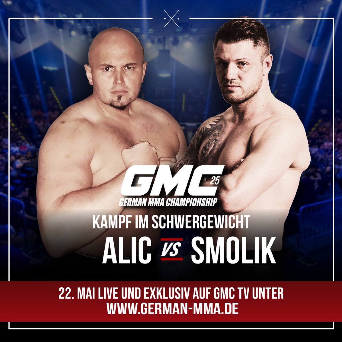 #MichaelSmolik kämpft nächste Samstag gegen Adnan Alic in bei seinem MMA Debüt! 
Nur auf der GMC Webseite für 4,99€ zu sehen! #gmcmma #mma #smolik