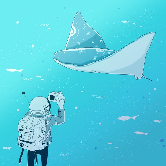 「鮫 鯨」のTwitter画像/イラスト(人気順)