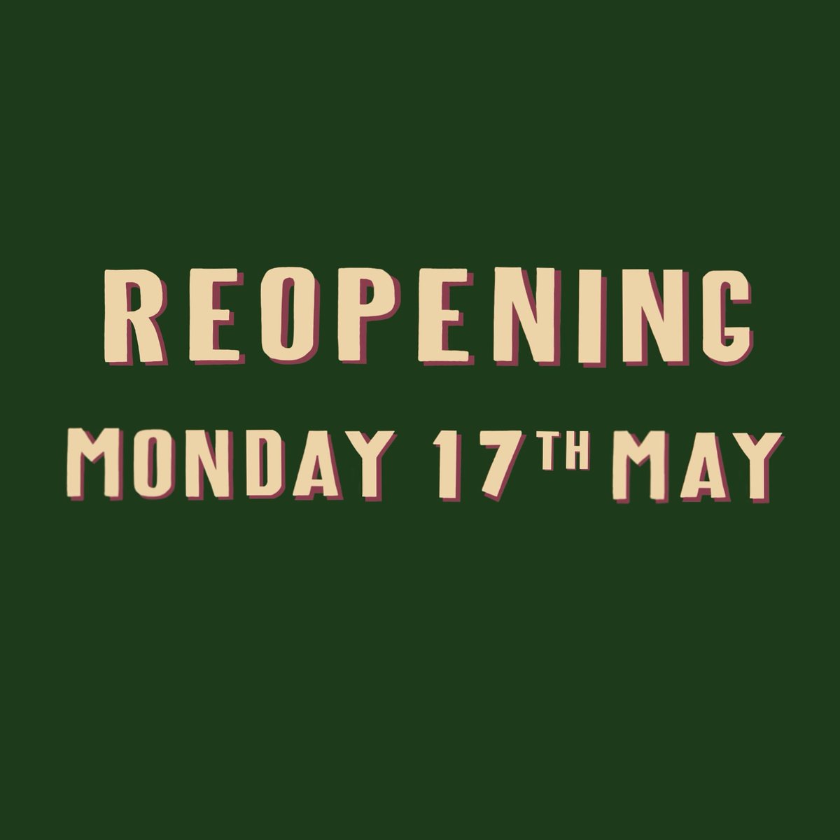 TheQueens_Head's tweet photo. Just three sleeps & we'll be able to serve you. Can ๐ Not ๐ Wait.
.
.
#ReopeningSoon #PubBackOpen #Monday17thMay #NoBookings #WalkUpsOnly #WalkInsOnly #CannotWait #FriYay https://t.co/jF2rRitU5Y