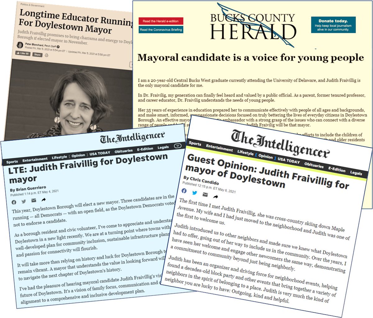 JudithForDtown's tweet photo. My campaign has received great support, but now I need the most meaningful support of all - your vote! See you on May 18 and I look forward to your partnership in 2022! https://t.co/ekYWkBJ7sT