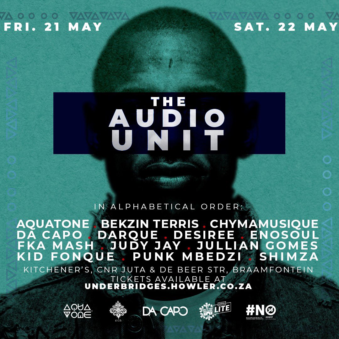 UnderBridgesSA's tweet photo. Here's what you can expect on the 21st and 22nd of May. 
2 Floors - Deep House &amp; Afro House.

Make sure you get your tickets here: https://t.co/58ETd4Xb53 https://t.co/gQQ0DEg9QC