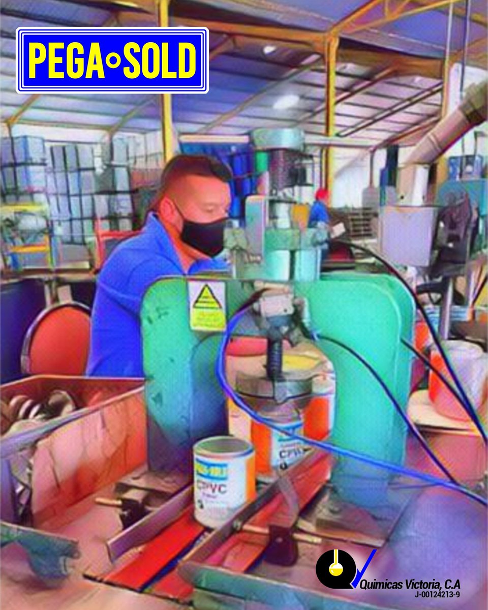Pegasold's tweet photo. 💯Profesionales con años de experiencia, trabajando de la mano para lograr los mejores productos del mercado venezolano.
📸 Proceso de Envasado y empaque del CPVC
#pegasold #pegamentos #adhesivos #pegas #calidad #hechoenvenezuela #cementodecontacto #cpvc #envasado #empacado https://t.co/1MVclS5PXF