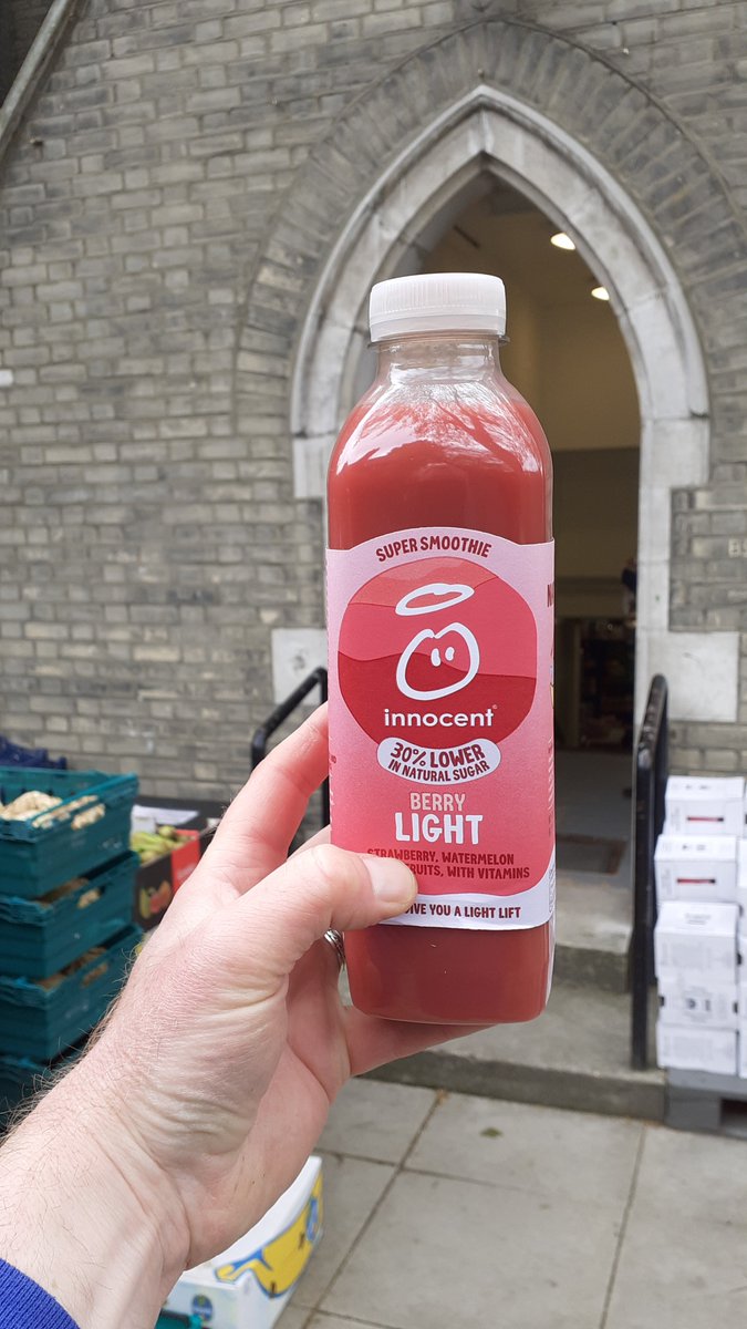 FoodForAldgate's tweet photo. Berry lovely @innocent delivery to #ChristChurchPantry, delivered with a smile by the super #Ade of @communityfood_
Soon be on it's way to @CTISchool and @HarbingerSch and food pantry beneficiaries. https://t.co/W7djdBeMDA