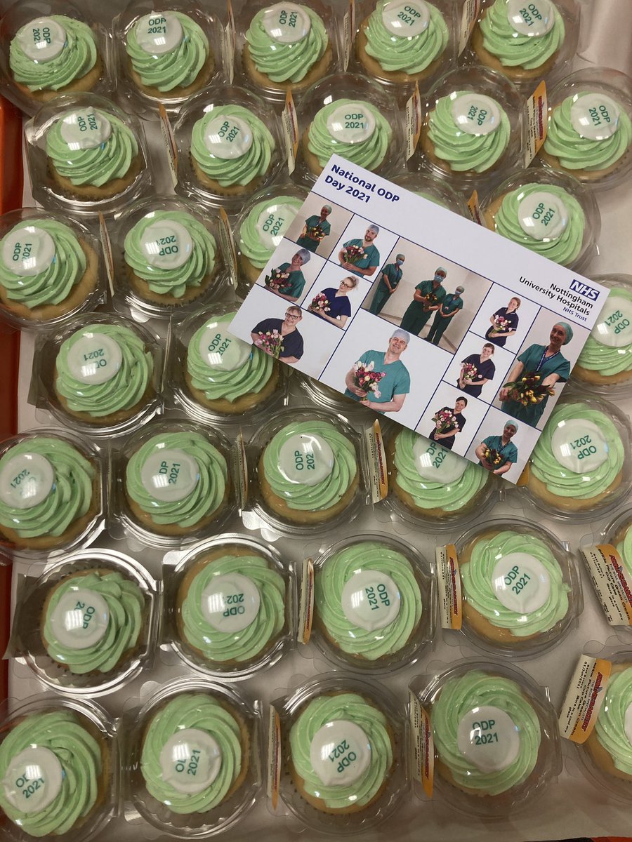 <a href="/nottmhospitals/">Nottingham University Hospitals</a> Awesome colleagues! Lovely to go out &amp; about this morning dropping off cakes &amp; thank you postcards to the areas. Enjoy your day, looking forward to seeing the celebrations, you are all fab! #ODPDay