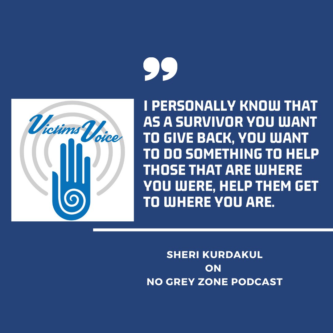 NoGreyZoneRRC's tweet photo. It was a true honor to interview @ceosherik as she shared her story and the amazing work of @victimsvoiceapp.  There is always someone willing to help. Learn more at: https://t.co/xh84UOOkfd

#nogreyzone #startwithbelief #rrc #podcast #evidence #domesticviolence #supportsurvivors https://t.co/CQG0CWkqzT