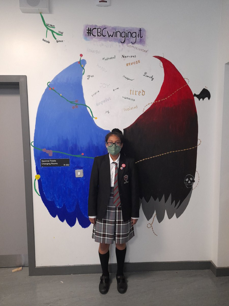 art_cbc's tweet photo. Our rising talent @ClaregalwayColl superb creativity from our 1st years Nicol, Carmen, Aimee and Kamile. Expressing lockdown emotions through Art #cbcwingingit #creativeschools #MentalHealthAwareness #art #creativity https://t.co/IeJI5glSwr