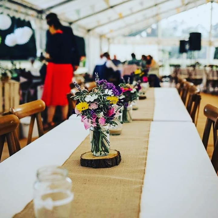 😍😍😍 We love these! #rusticwedding #marqueehire #weddingmarquee #tablecenterpiece