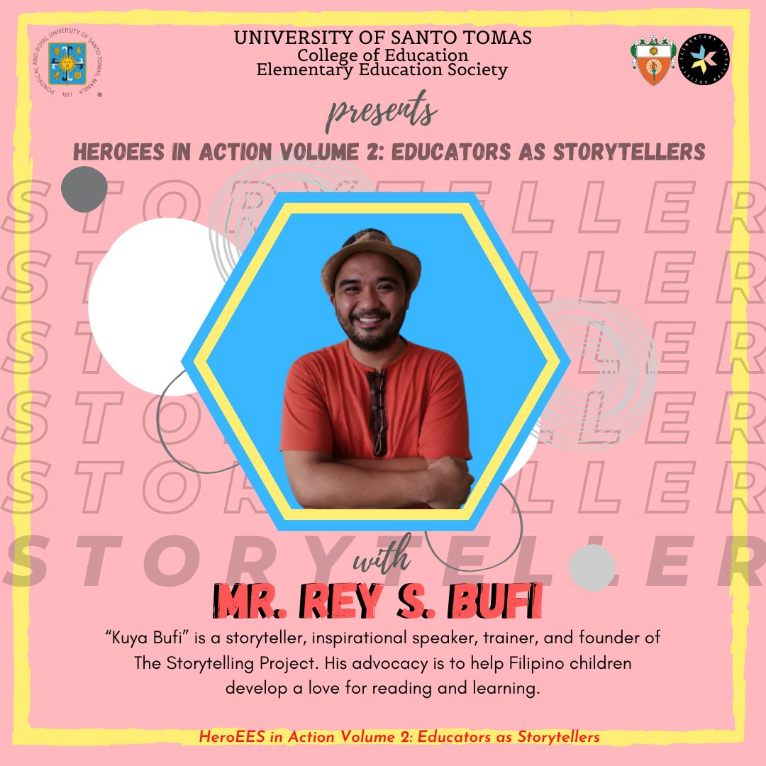 ZAM! Mga Ka-EES, there is only 1 day left before HeroEES in Action Volume 2: Educators as Storytellers. Are you ready to unravel the world of storytelling?

Click this link to register: forms.gle/3hTYLc12LRX2nM…

#HeroEESinAction