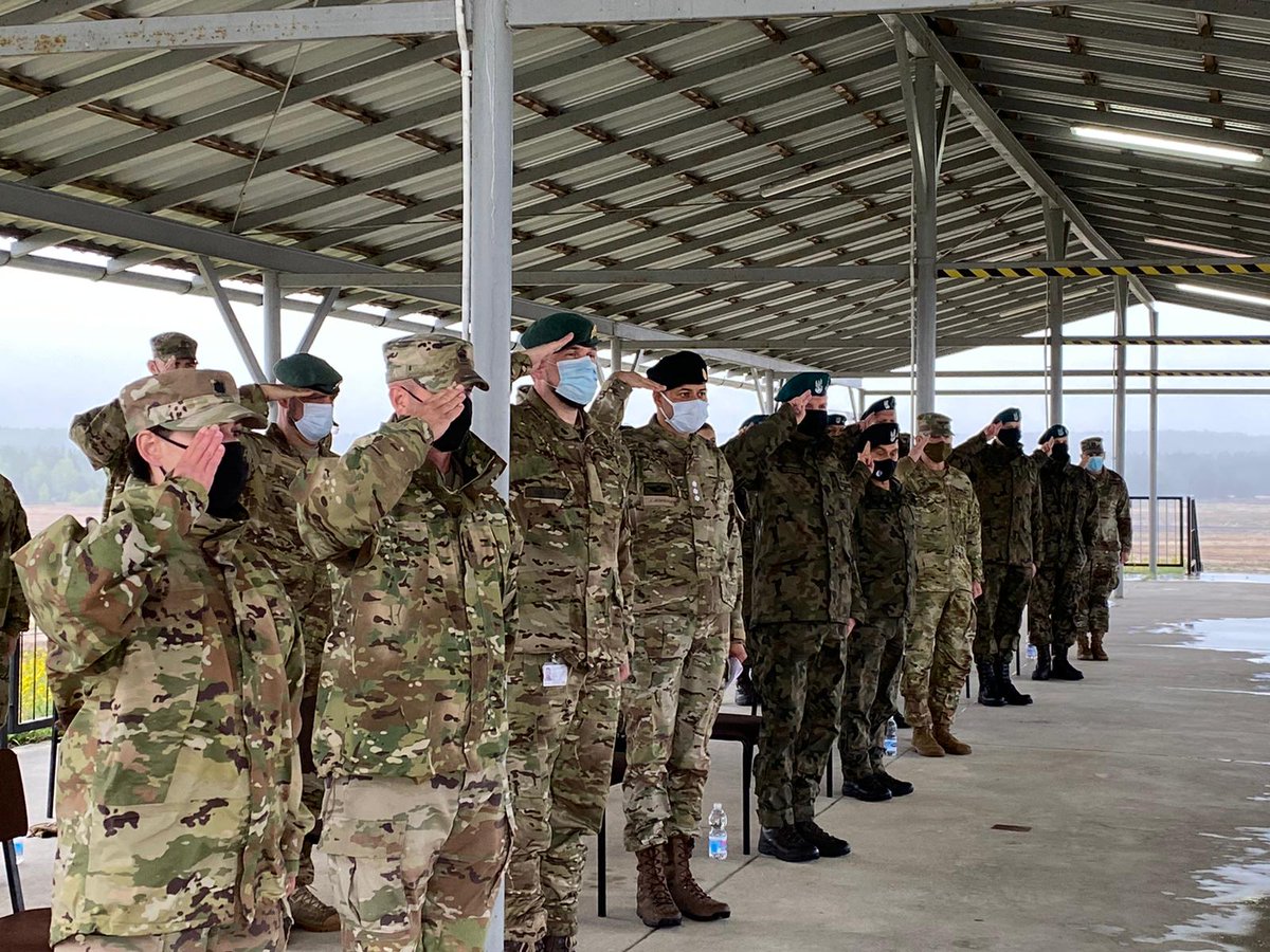 DGeneralneRSZ's tweet photo. Na terenie #OSPWL #Żagań rozpoczęto międzynarodowe ćwiczenie pk. #ResoluteCastle 21. 

Od 17 maja 1 Pułk Saperów 🇵🇱 wspólnie z pododdziałami z USA 🇺🇸 i Danii 🇩🇰 realizował będzie zadania związane z rozbudową istniejącej infrastruktury na terenie OSPWL Żagań.

#WojskoPolskie https://t.co/DKUZQqrLRj