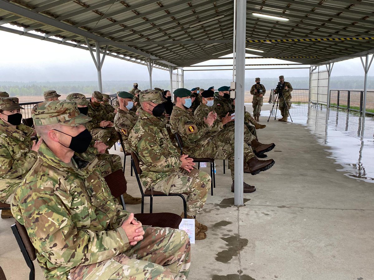 DGeneralneRSZ's tweet photo. Na terenie #OSPWL #Żagań rozpoczęto międzynarodowe ćwiczenie pk. #ResoluteCastle 21. 

Od 17 maja 1 Pułk Saperów 🇵🇱 wspólnie z pododdziałami z USA 🇺🇸 i Danii 🇩🇰 realizował będzie zadania związane z rozbudową istniejącej infrastruktury na terenie OSPWL Żagań.

#WojskoPolskie https://t.co/DKUZQqrLRj