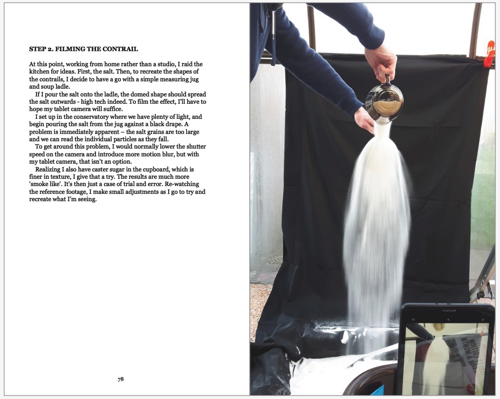 beforesmag's tweet photo. So, what's inside issue #2 of b&amp;a mag? An exciting inclusion is the DIY Effects section, featuring practical fx tutorials from @InCameraFX &amp; @David_M_Ross_. You'll learn how to make a rocket exhaust from salt (or sugar) &amp; film a submarine chase dry-for wet https://t.co/Q8zWy1v4mK https://t.co/LLVxjEvcdh