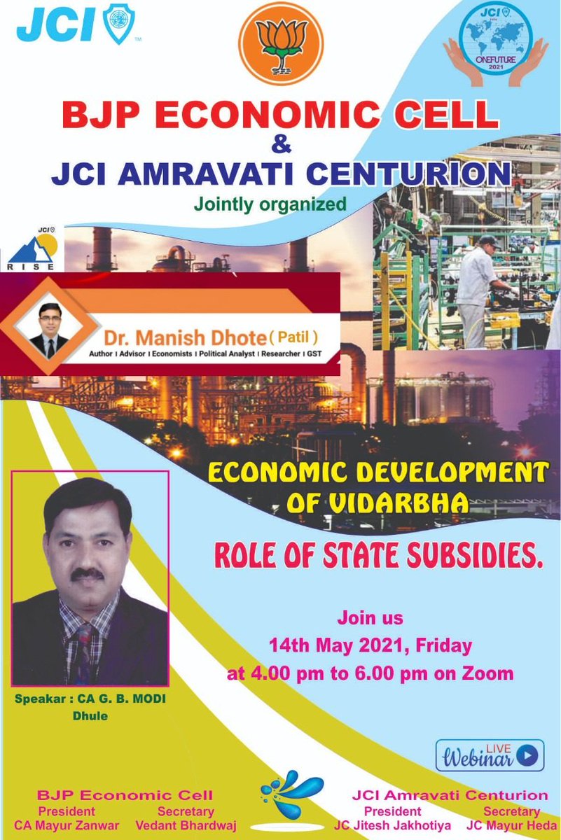 mdhote's tweet photo. Economic development session. 
Dr. Manish Dhote Patil Economist 
Convenor Economic Front https://t.co/OouJsDznLx