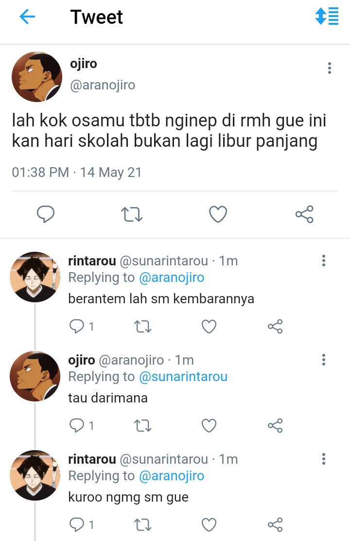 bokutieddies's tweet photo. — aran mulai krisis identitas https://t.co/iI67AoNudb