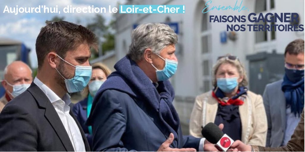 N_Forissier's tweet image. Aujourd’hui, direction le #loiretcher ! #regioncentre #regionales2021