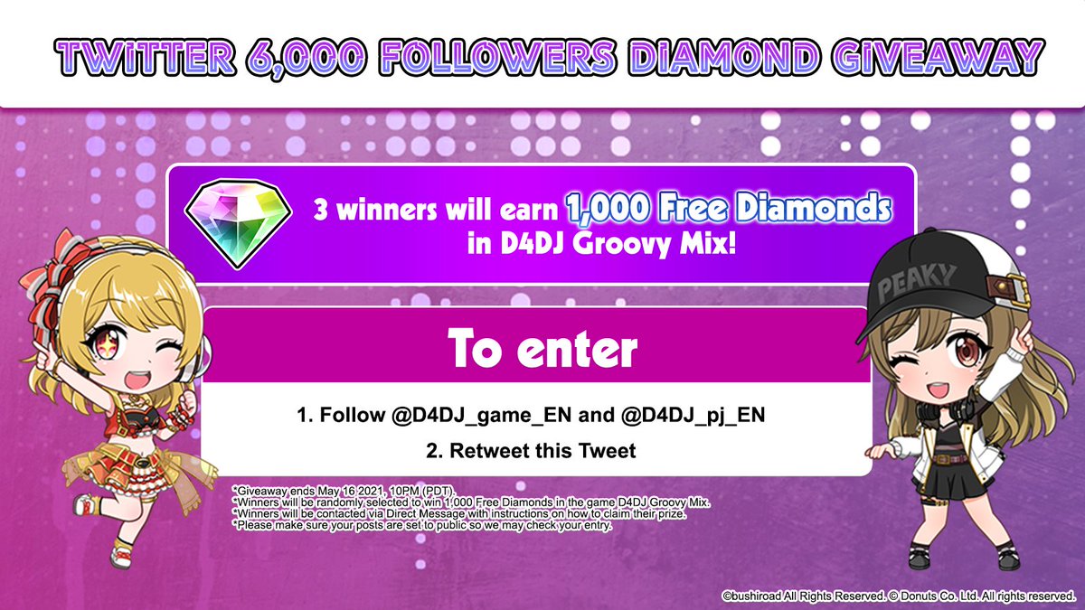 6000 Diamond Giveaway