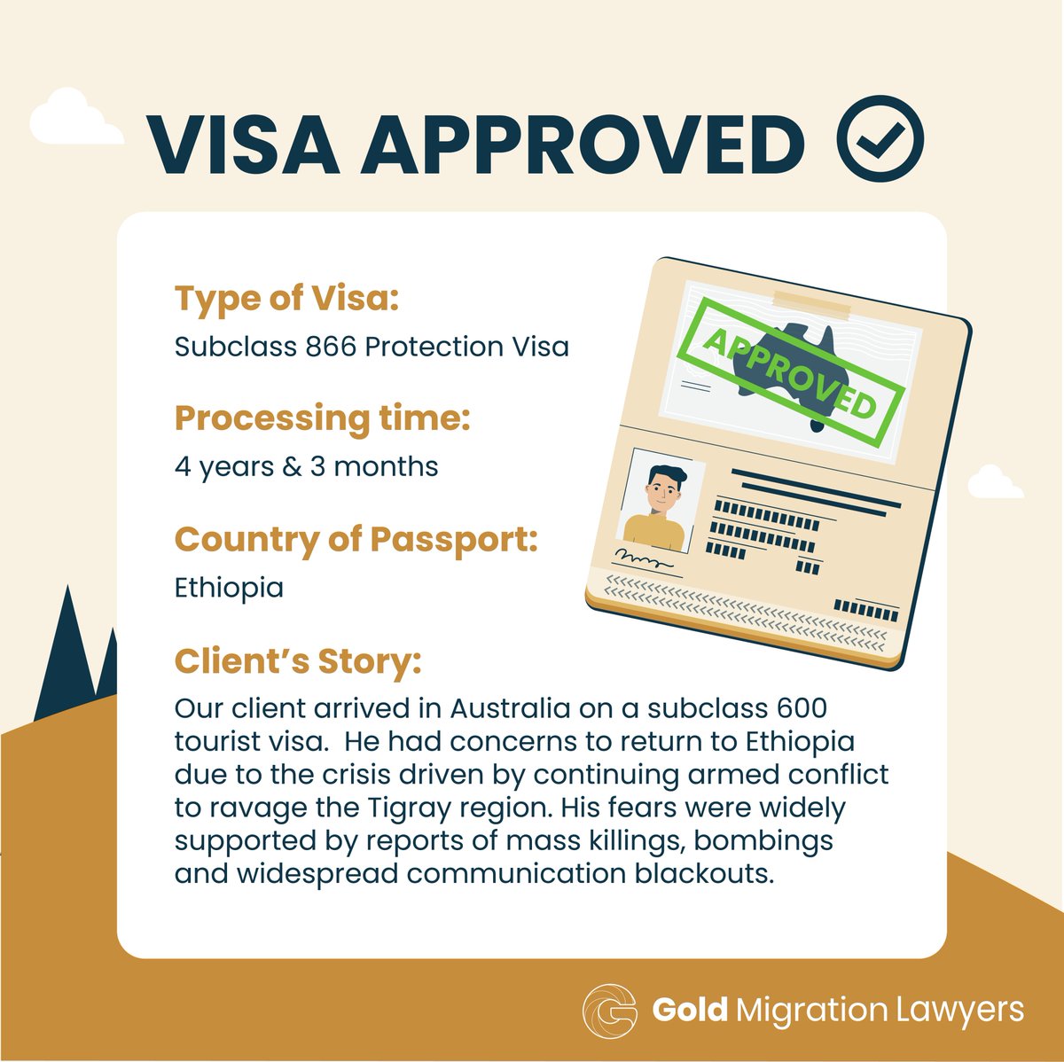 lawyers_gold's tweet image. We are proud to help another client get his visa approved. This time a protection visa!  
#ImmigrationLawyer #AustralianPR #ProtectionVisa
