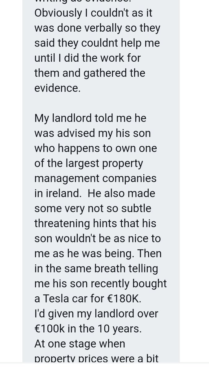 RoryHearneGaffs's tweet photo. Utterly heart breaking:
"I'm 45.. in a rented flat for over 10 yrs &amp; landlord wanted to inc rent from 1100 to 1600..really struggling..explained to him the limit for rent was 4% p.a.  His said "I dont give a f*** I'll sell if you don't pay it."
#Endhousingcrisis #HomeAHumanRight https://t.co/MCbkta8JdN
