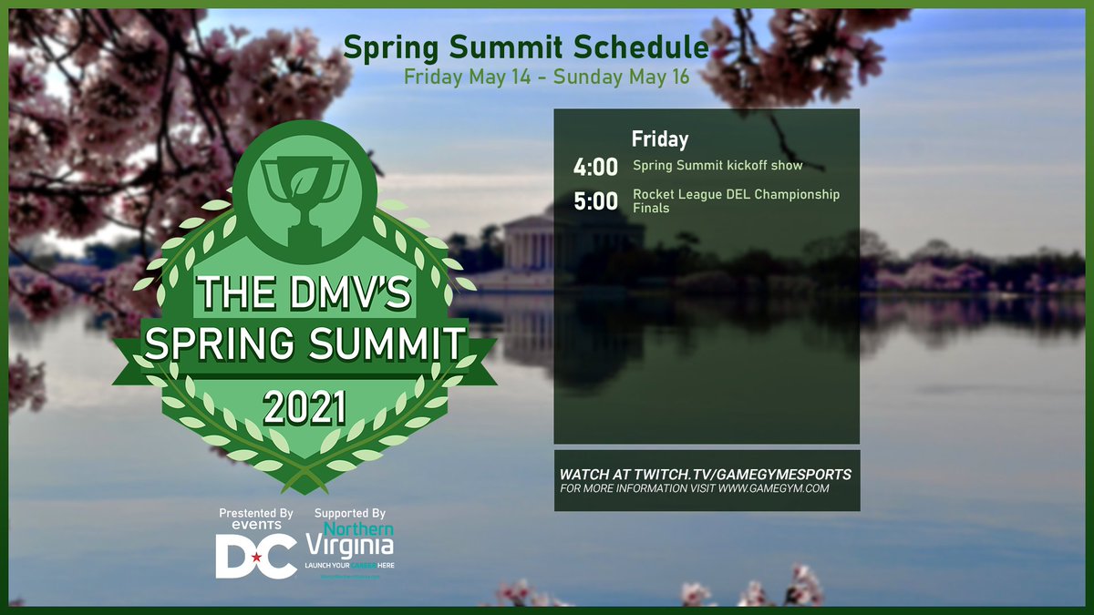 GameGymEsports's tweet photo. Welcome to Day 1 of Spring Summit 2021!! 🙌

We'll have two streams going ALL weekend long! Up first for today:

🎮 1 PM ET - #MAEC Overwatch will lead off tournaments over on https://t.co/RGI9EmGRJI

🎙️ 4 PM ET - #SpringSummit2021 Kick off Show will be on https://t.co/MuDbNilSz7 https://t.co/GqQJzi5KRt