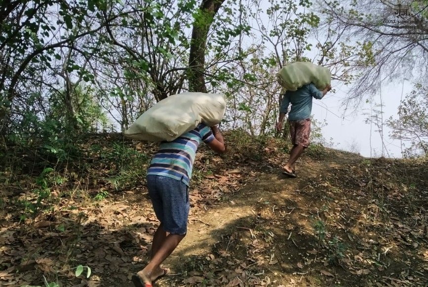 goonj's tweet photo. #UpdateFromTheGround
Bulk buy...
500kg brinjal was procured in Arang, Raipur, #Chhattisgarh, from farmers who have recovered from Covid, and have not been able to sell their produce in the market. Later, 140 kg bottlegourd along with 100 kg tomatoes were also bought. https://t.co/Gs0cADiUhX