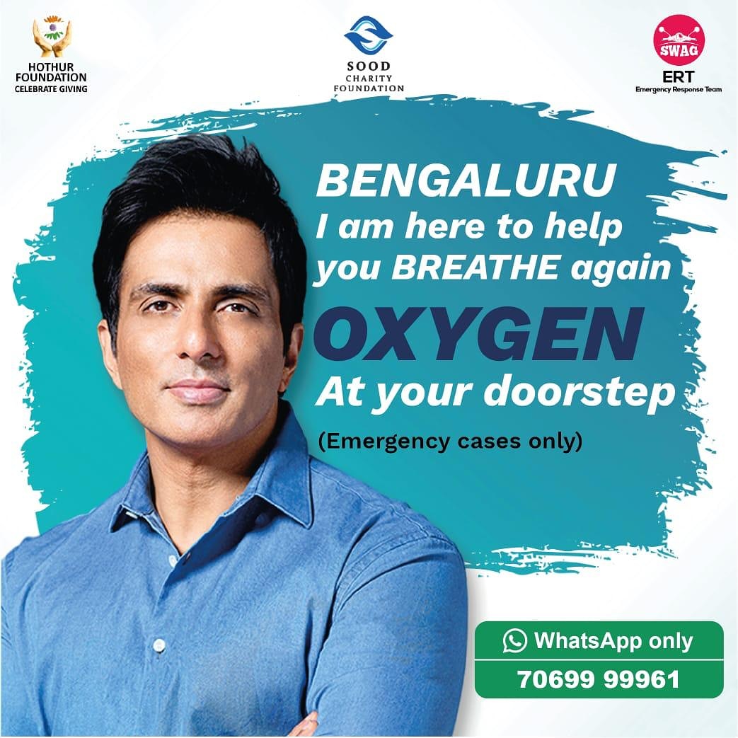Keep the hope alive
Bengaluru. We are with you.

<a href="/SonuSood/">sonu sood</a>

@bikesSwag <a href="/Ajaypratap777/">Ajay Pratap Singh</a> <a href="/iamRJamit/">RJ Amit Purohit</a> <a href="/HothurGivesBack/">Hothur foundation</a> #swagert