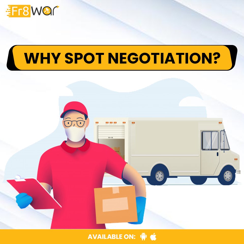 Fr8warTech's tweet image. Negotiating freight contracts is a time-consuming process.
But now, it&apos;s just a click away.
Just click a button and provide all the important information to Transporters.
Download App from here : - bit.ly/2QXnfiM

#fr8war #transportation #Transporters #transporter