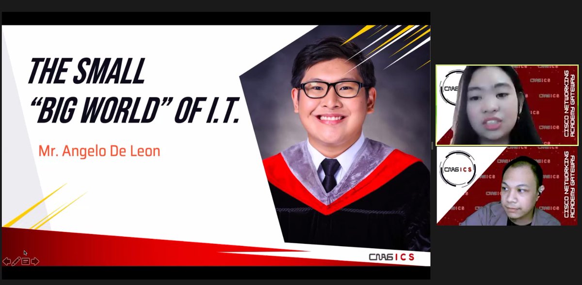 USTCNAG_ICS's tweet photo. professional in the small "big world" of the I.T. industry.

#OneCNAG  #CNAGaling  #CNAGICS
Disclaimer: For educational purposes only, All photos were posted with consent. 

Created by: UST CNAG-ICS Communications Committee
Caption by: UST CNAG-ICS Communications Committee (2/3) https://t.co/zrfYViVHH2